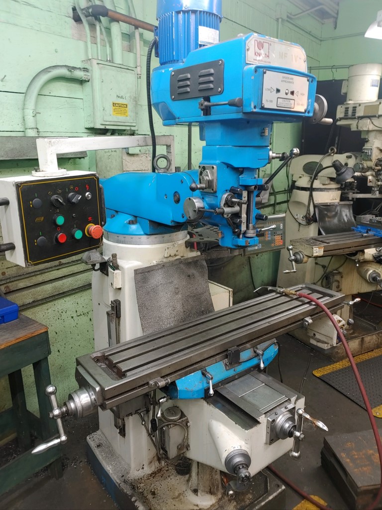 Knuth MF-IV Vertical Mill, Machine ID: 9256